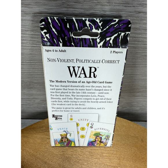 1996 Non-Violent Politcally Correct War Card Game - Picture 2 of 2